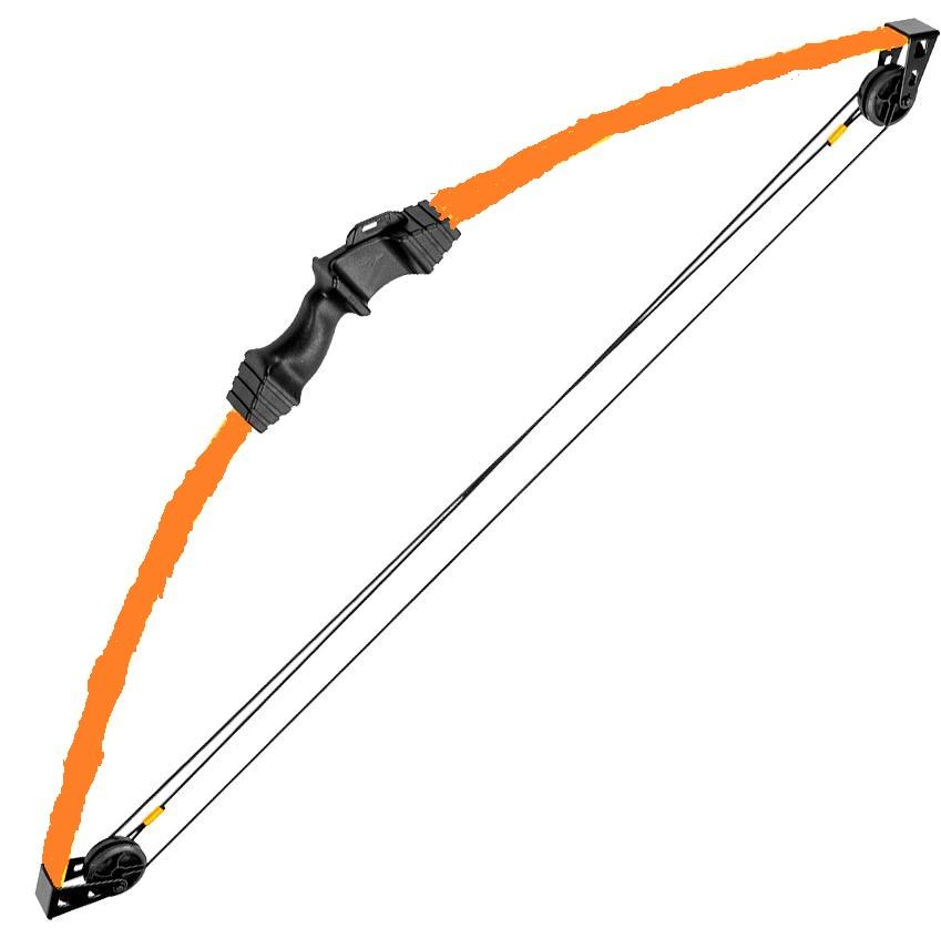 Kinderboog 10lbs geel (compound)-1140-a